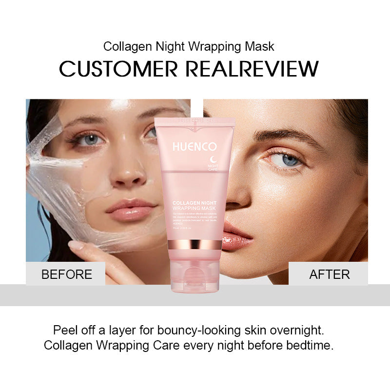 Crème de nuit hydratante masque collagène