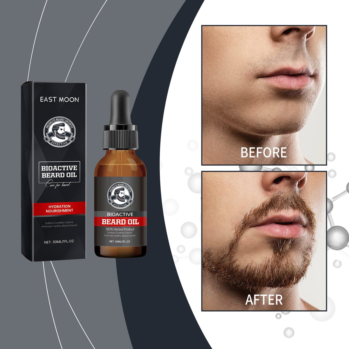 Huile nourrissante soin pour barbe homme