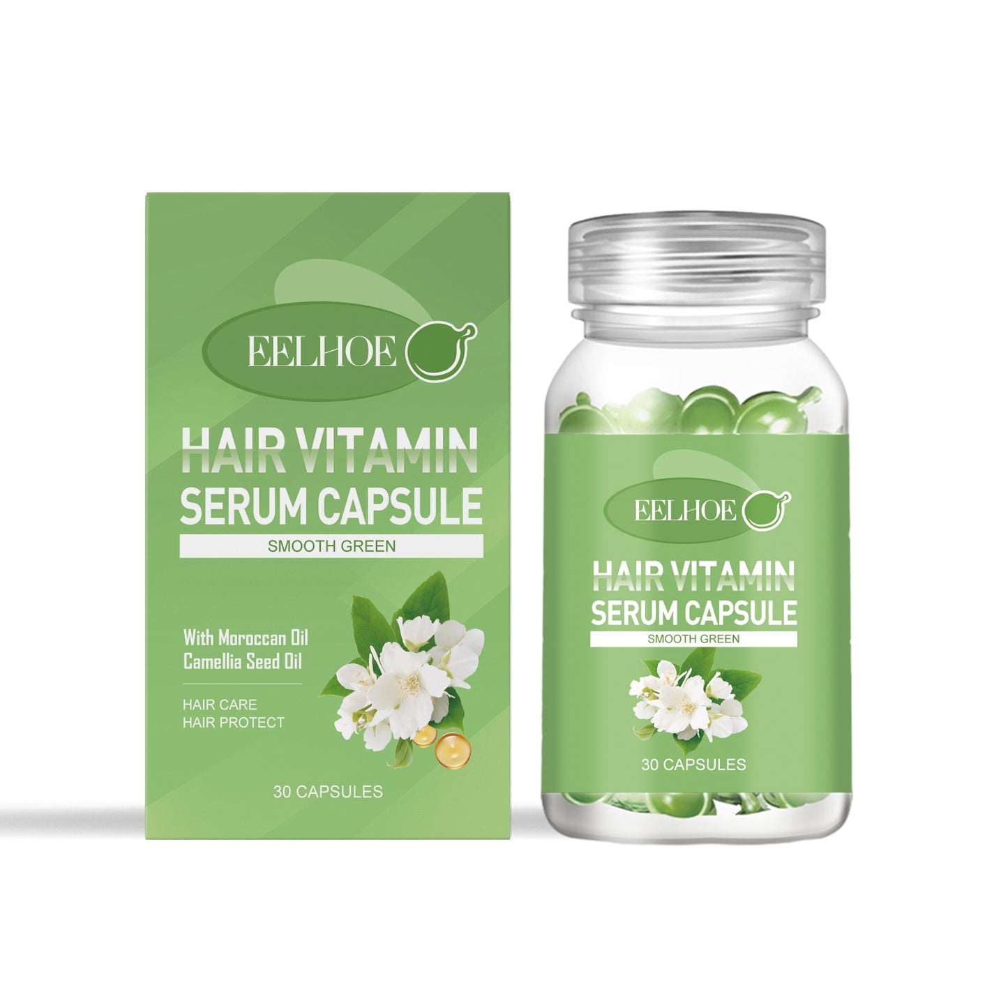 Capsules huile essentielle cheveux EELHOE