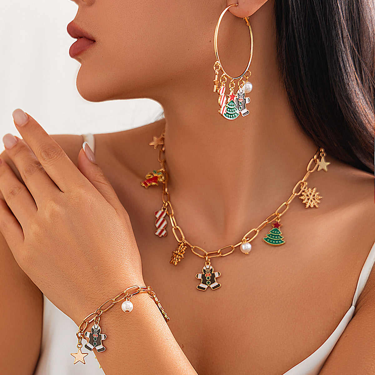 Boutique ÉclatsChic Colliers de Noël personnalisés et accessoires de vacances pour femmes 552261754FB4419A99F674FB1D830E45 Bijoux femme