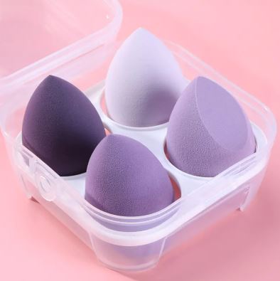 Éponge de Maquillage 4 Pièces - Finition Parfaite