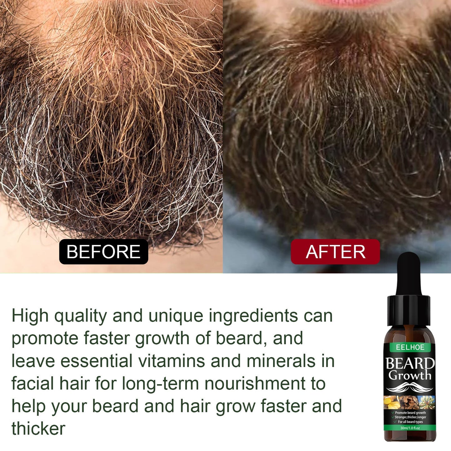 Huile barbe homme en spray soin nourrissant