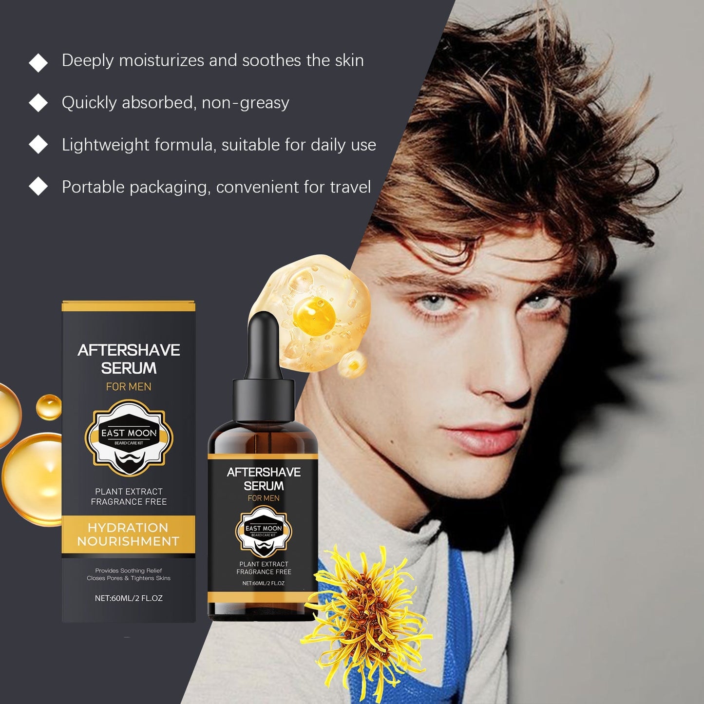 Essence après rasage apaisante Soin hydratant