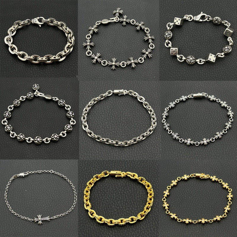 Croix avec bracelet en diamant
