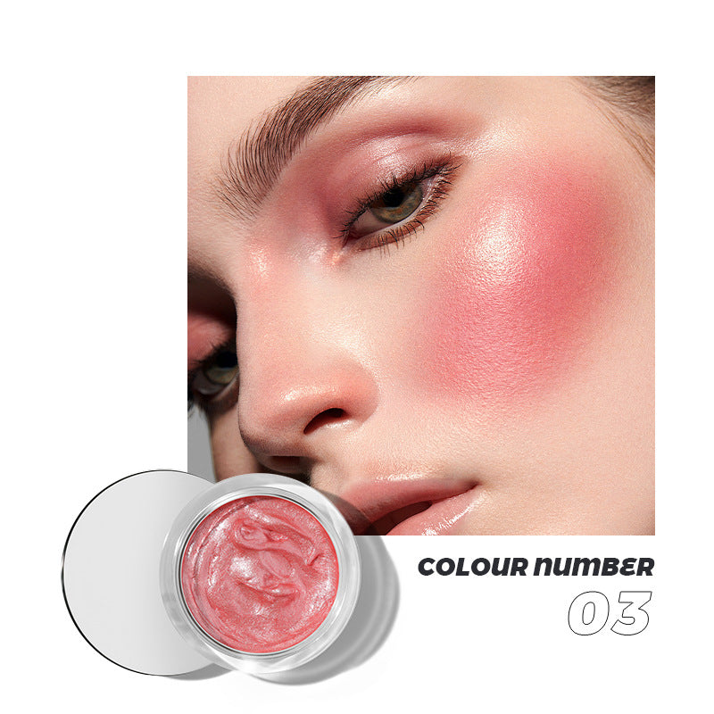 Pudaier Liquid Blush 10 Colors Lip and Cheek Makeup with Fine Glitter for Natural Glow and Contour