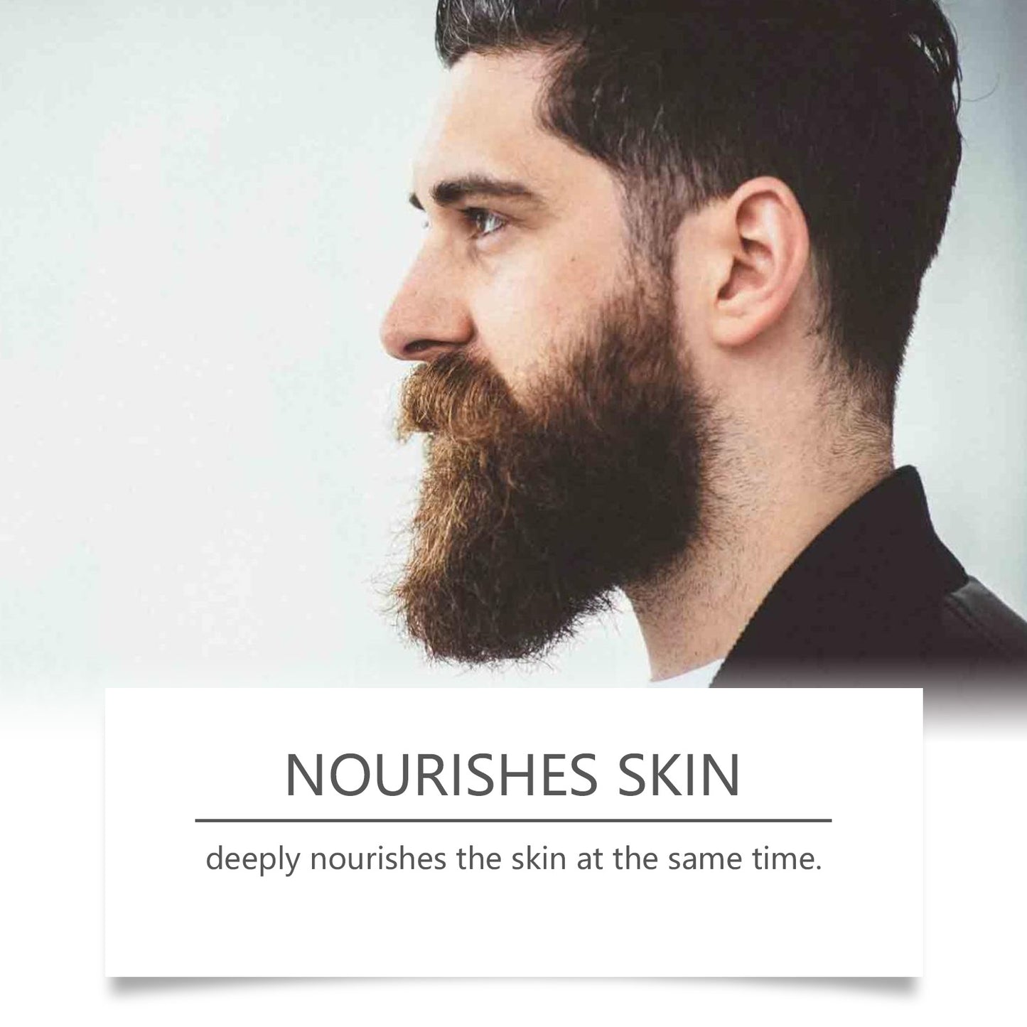 Huile à barbe homme East Moon – Douceur & Hydratation