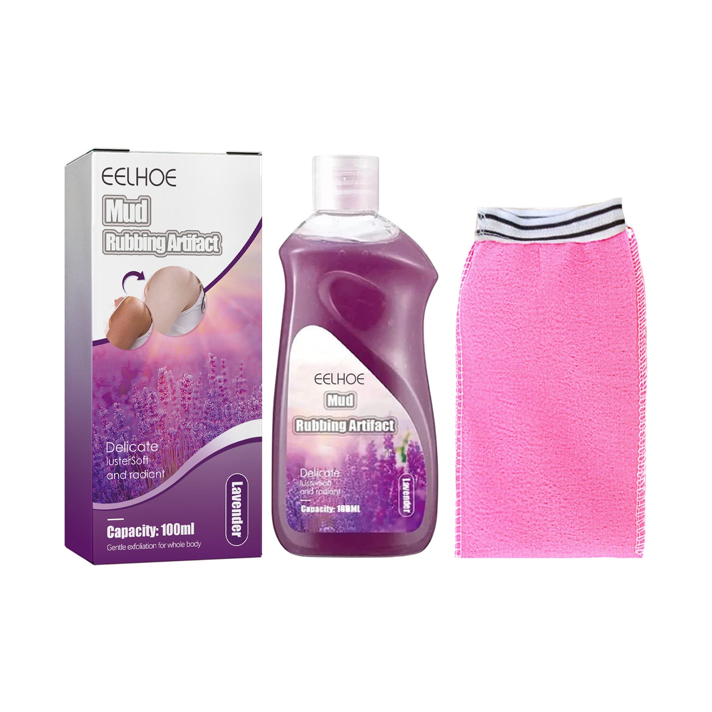 Gommage corporel à la lavande EELHOE Peau lisse et nette - Boutique ÉclatsChic EEA03-A112-100-VT1 13.39 EUR Soins santé