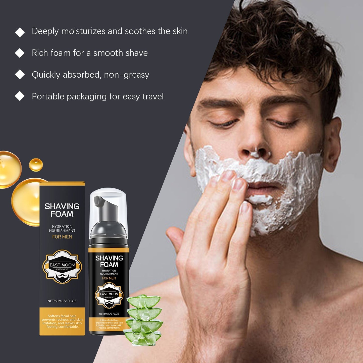 Sérum soin barbe homme Hydrate et nourrit