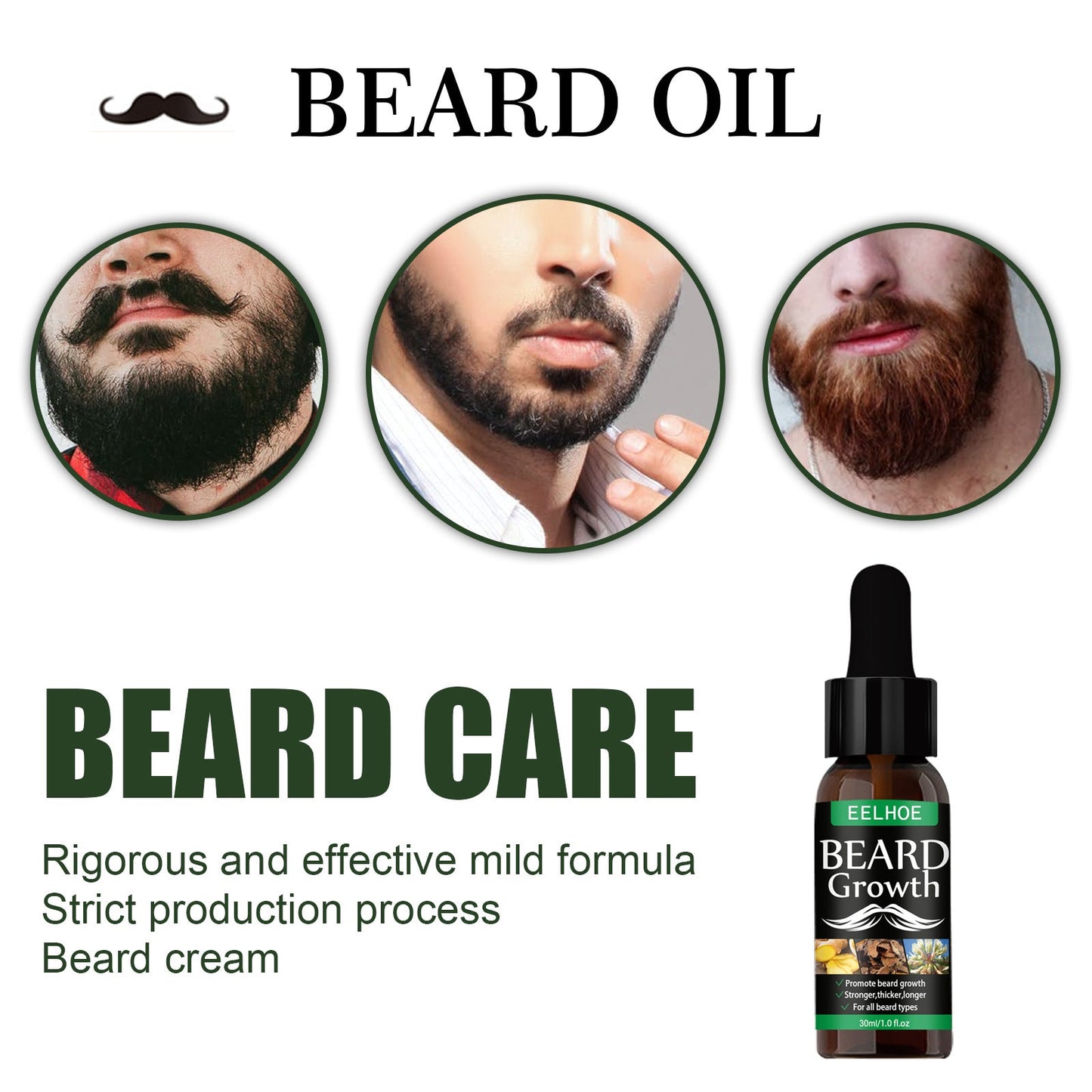 Huile barbe homme en spray soin nourrissant