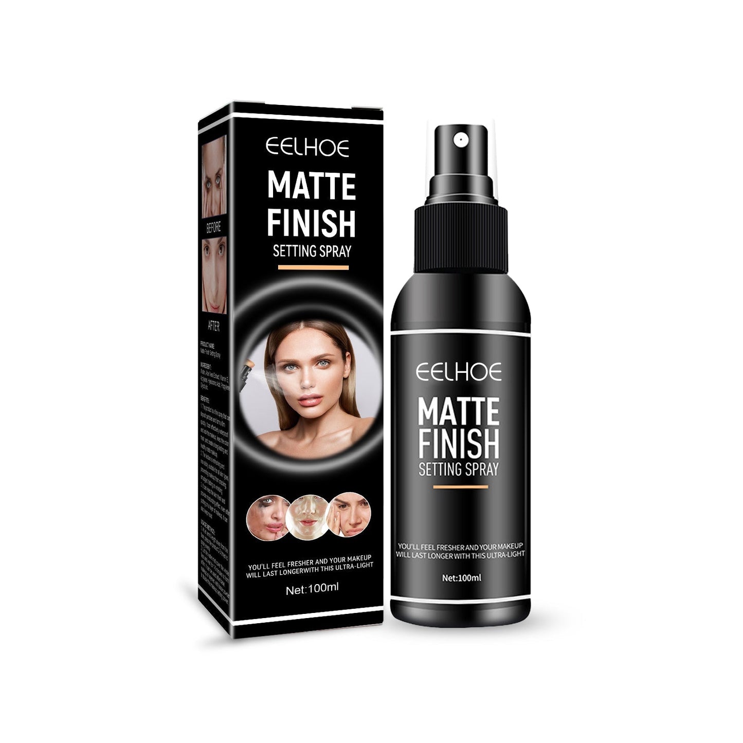 Fixateur maquillage longue tenue EELHOE.
