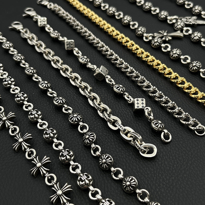 Croix avec bracelet en diamant