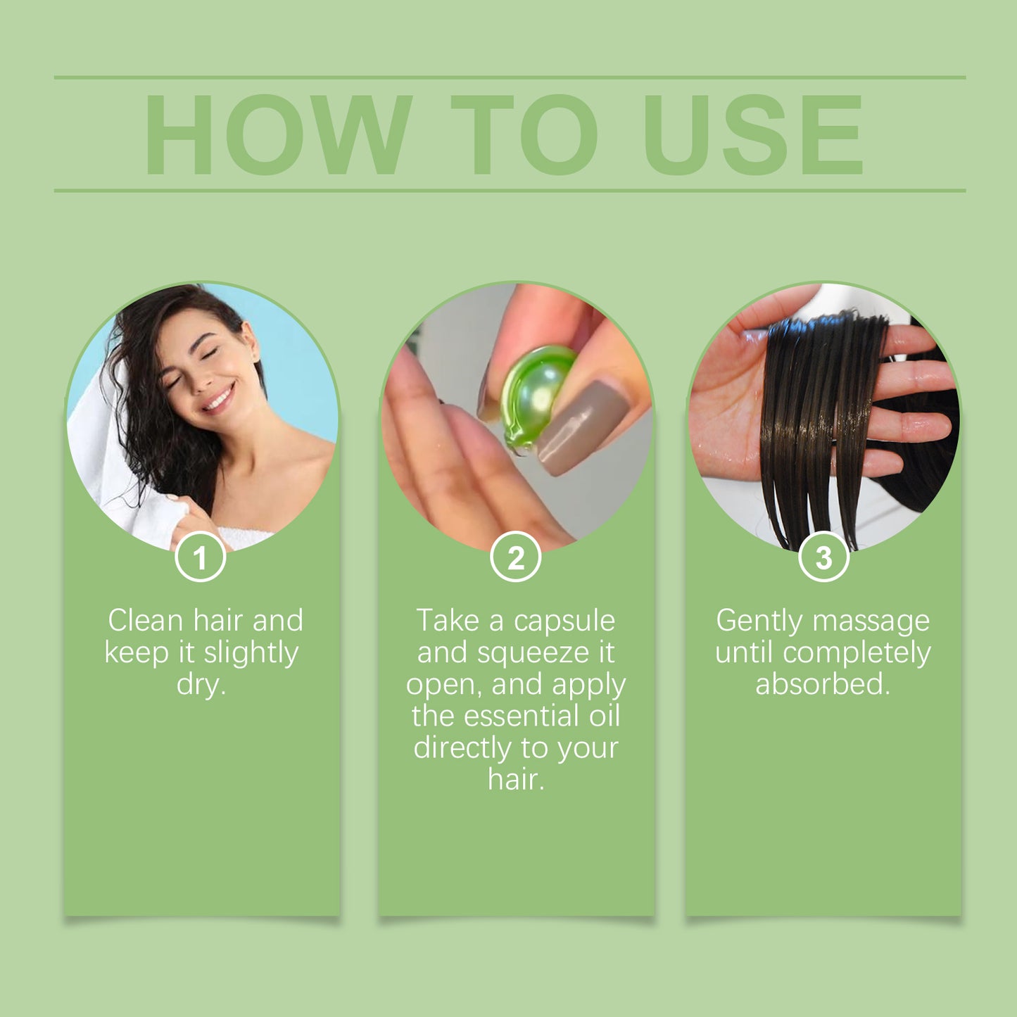 Capsules huile essentielle cheveux EELHOE