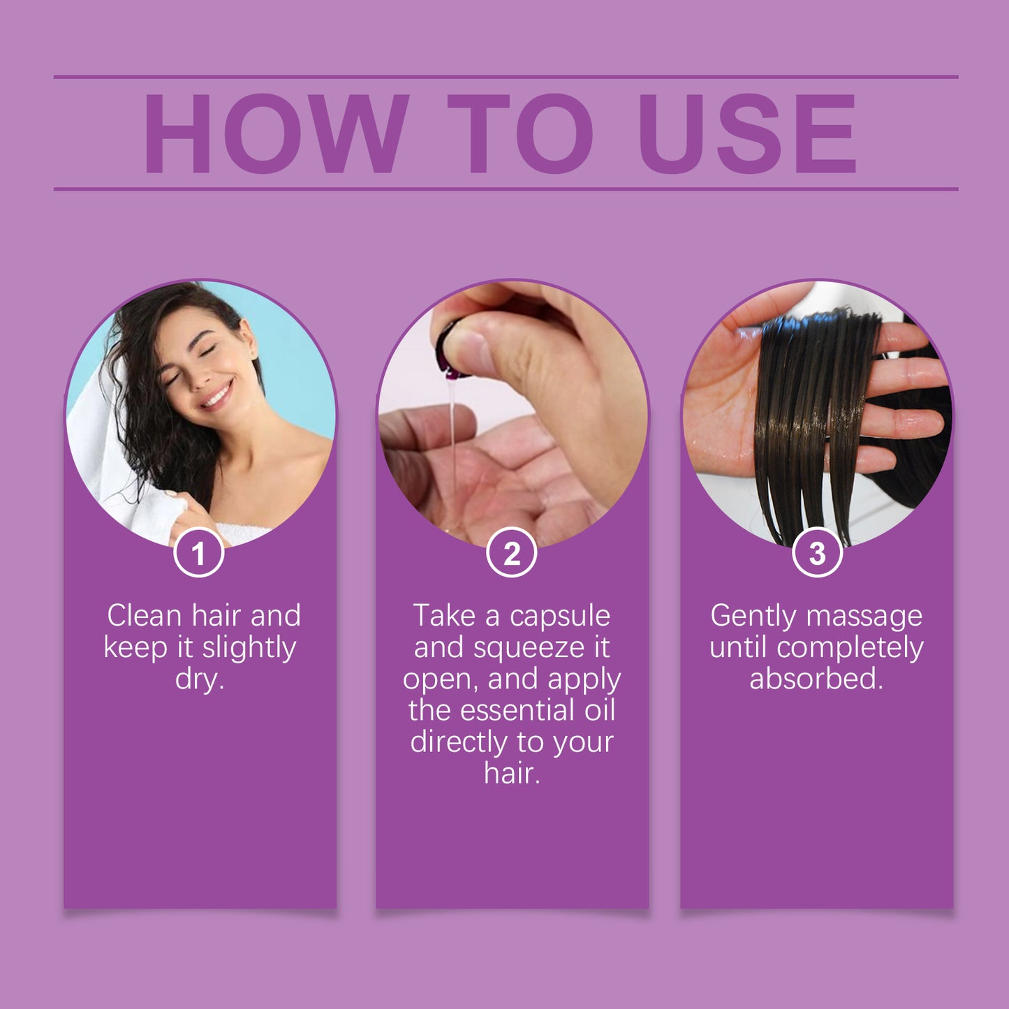eprolo Capsules huile essentielle cheveux EELHOE EE-A03-0245-01 Soins cheveux