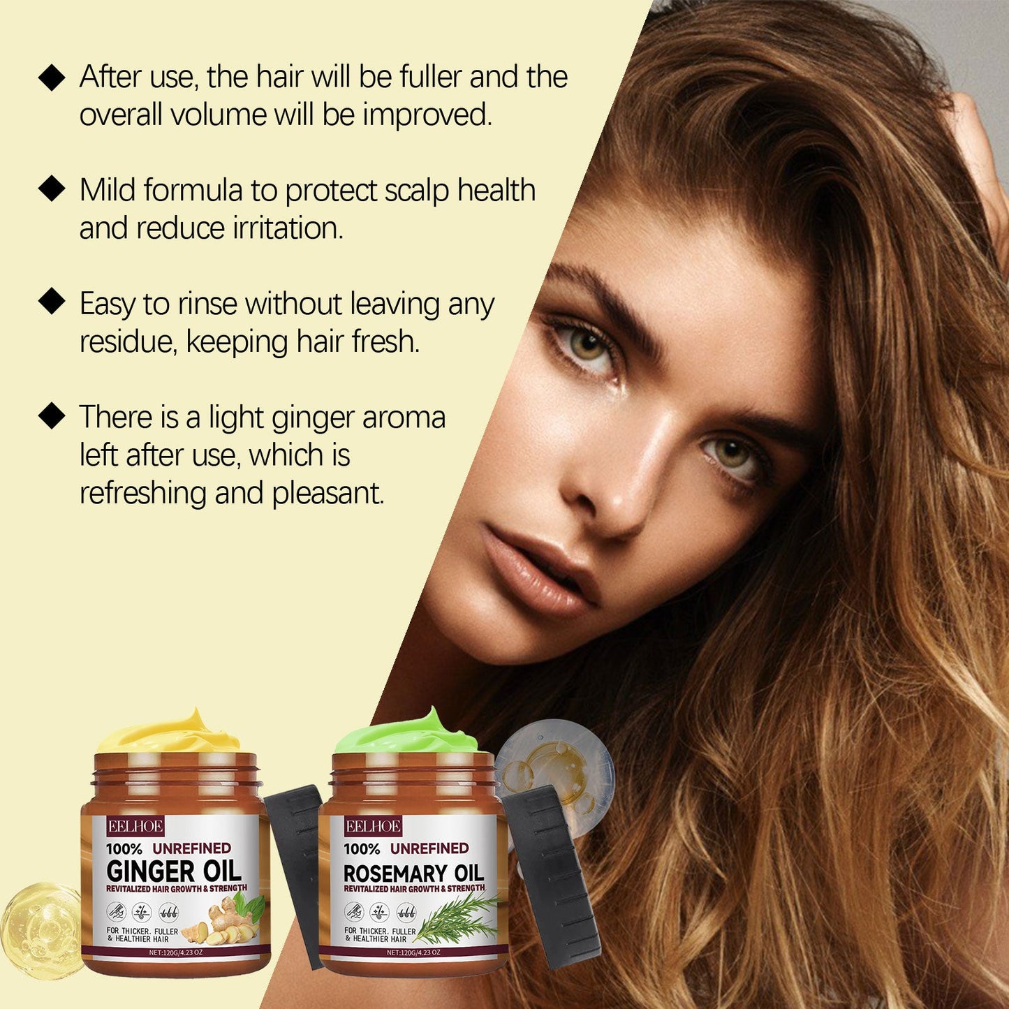 eprolo Après-shampoing gingembre hydratant EELHOE EE-A03-0242-01 Soins cheveux