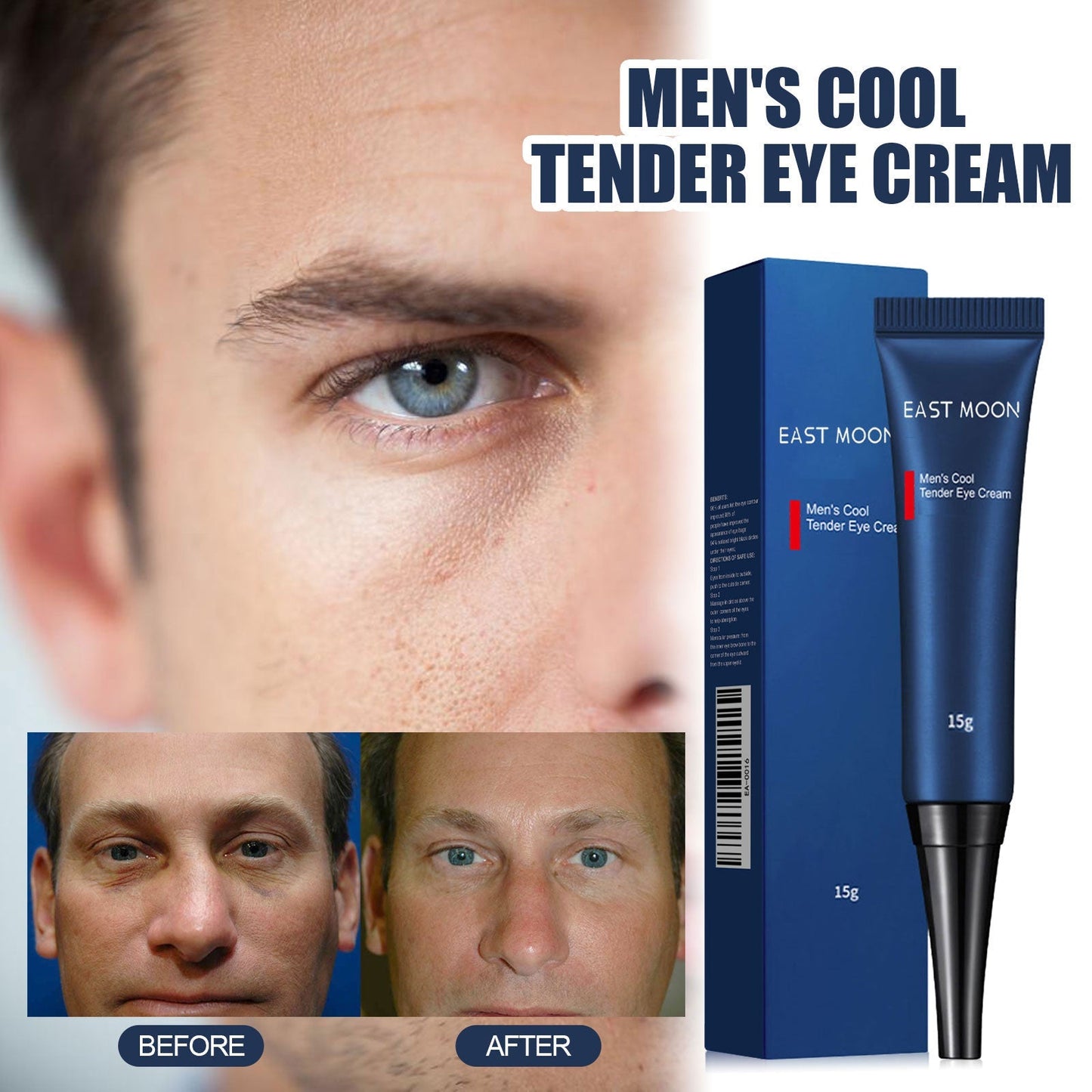 Men's Eye Cream with Retinol Nourishing, firming moisturizer for the delicate skin around the eyes