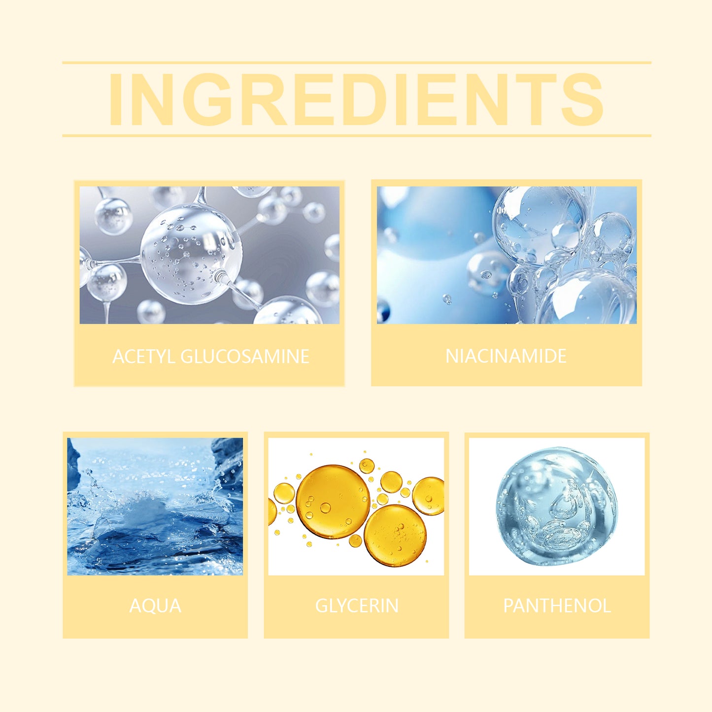 Sérum Hydratant pour le Visage à l’Acide Hyaluronique.