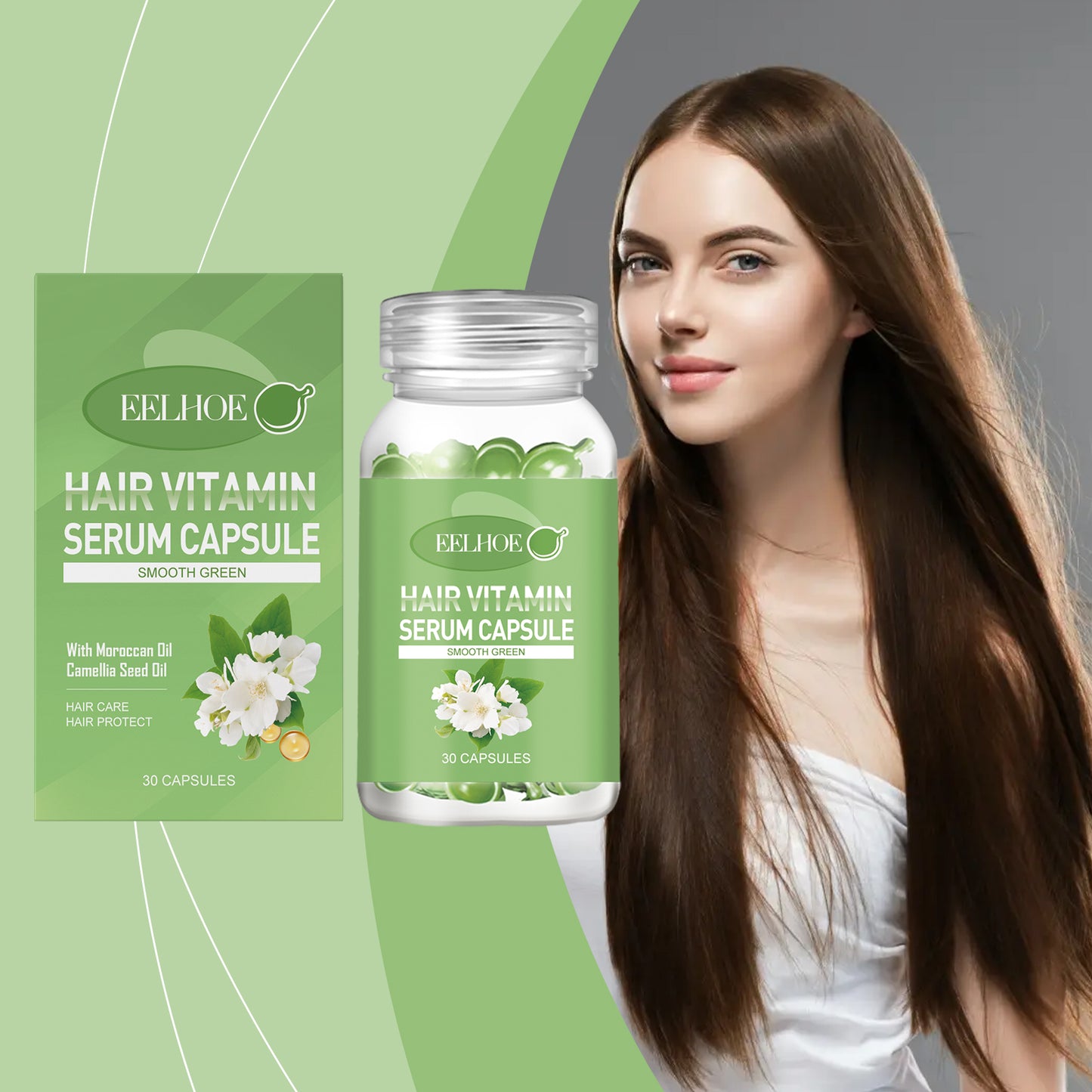 Capsules huile essentielle cheveux EELHOE