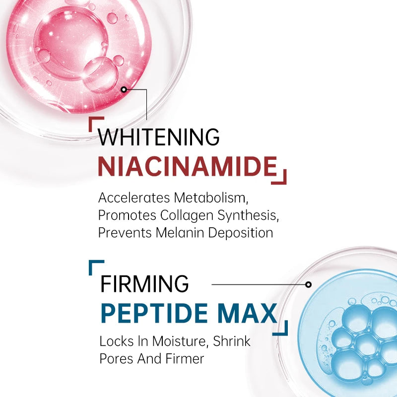 Sérum visage niacinamide et acide hyaluronique Éclaircissant anti taches