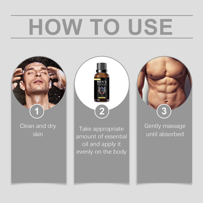 Huile de massage pour hommes North Moon