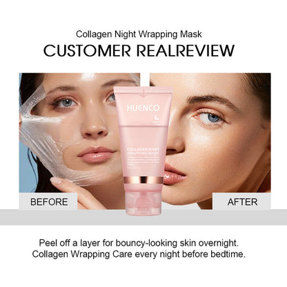 Crème de nuit hydratante masque collagène