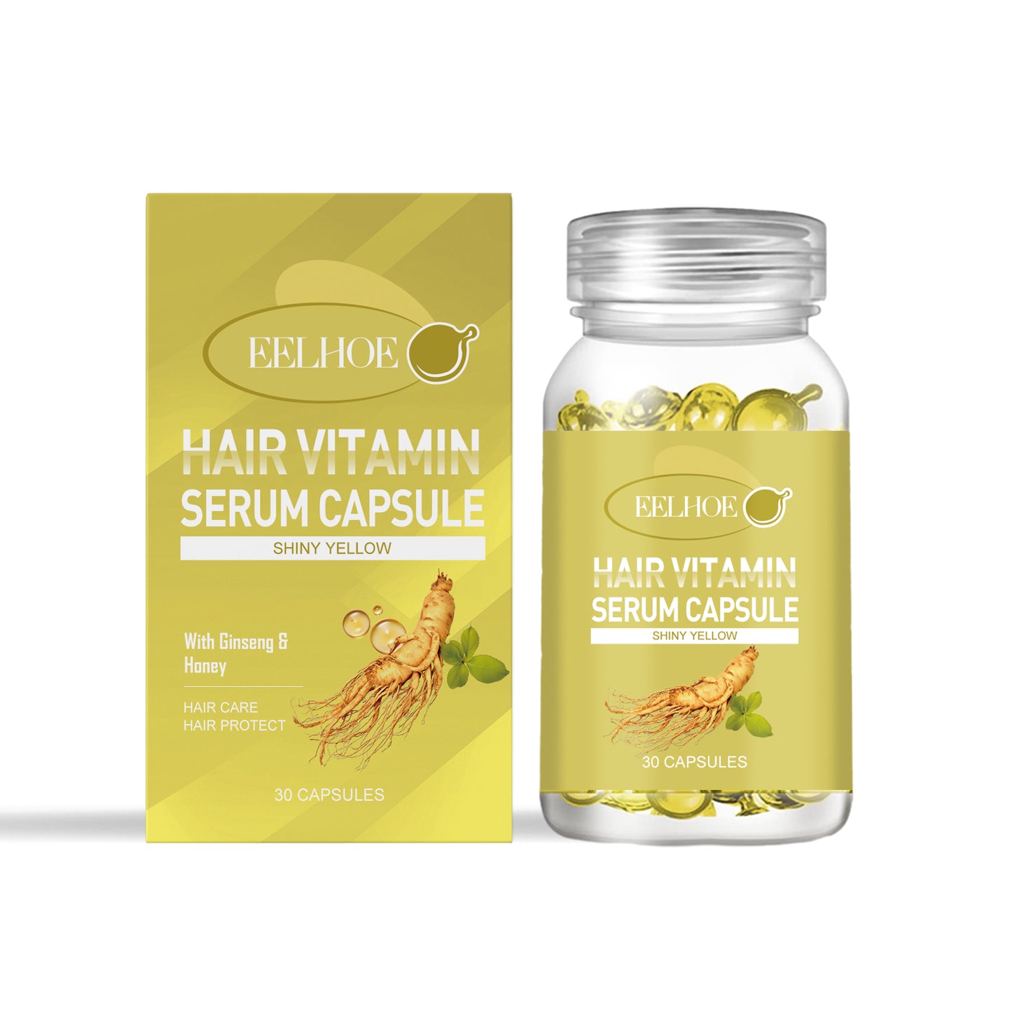 Capsules d’huile essentielle cheveux EELHOE