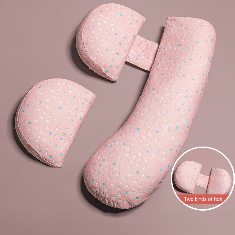 Coussin de maternité ergonomique – Oreiller de grossesse ajustable & multifonction | Soutien lombaire & confort évolutif