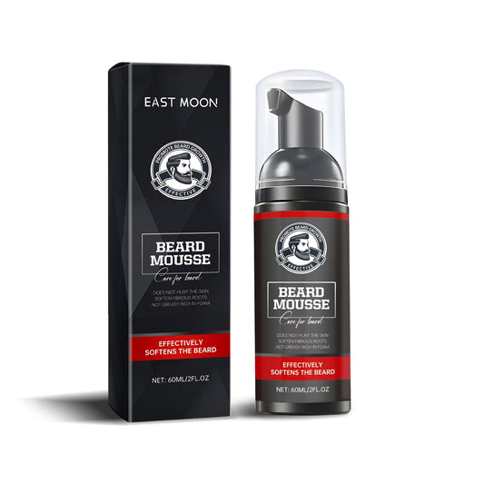 Mousse nettoyante barbe et visage homme hydratante