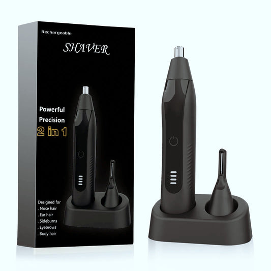 Tondeuse électrique rechargeable pour poils du nez et oreilles
