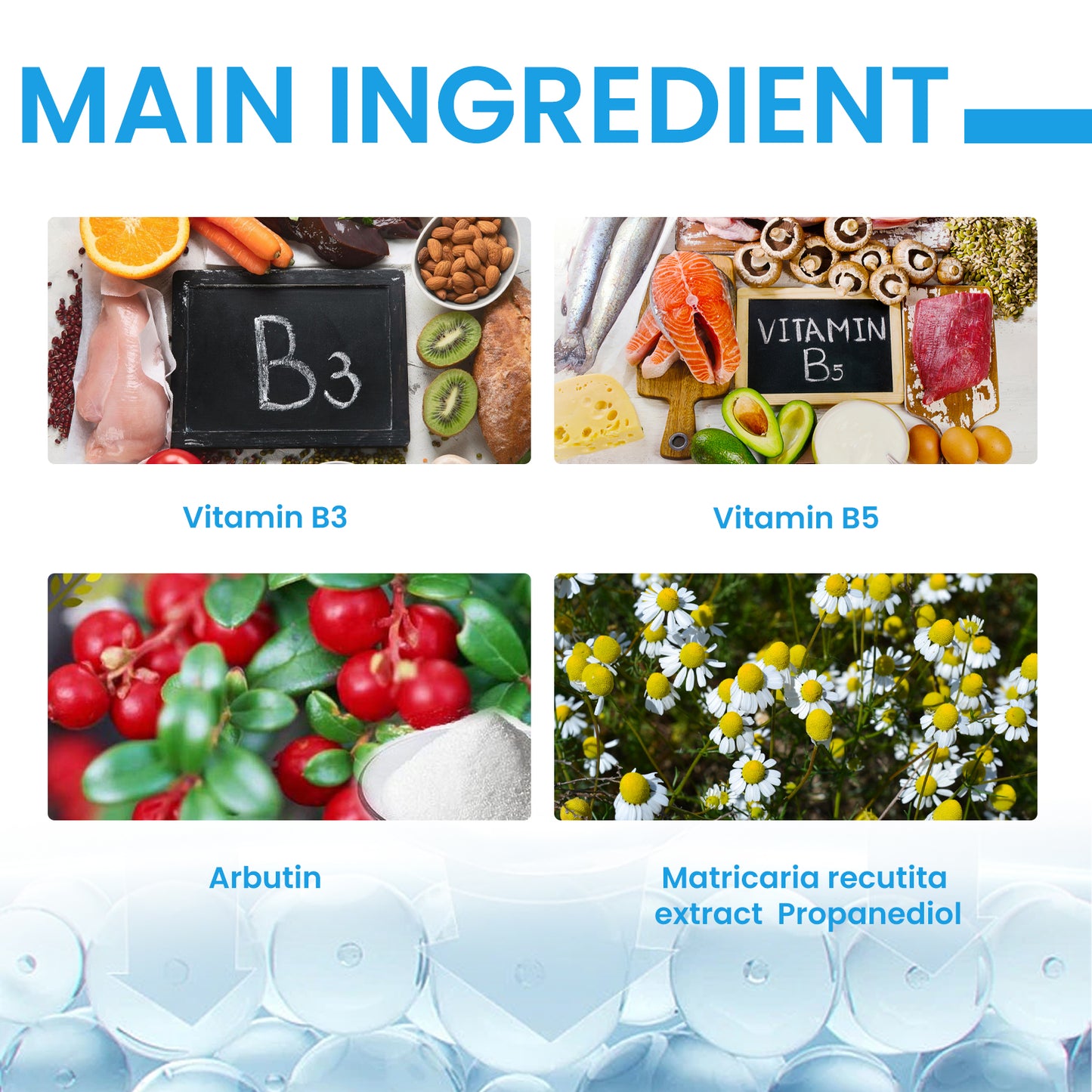 Lotion réparatrice d’acné EELHOE vitamines B3 et B5
