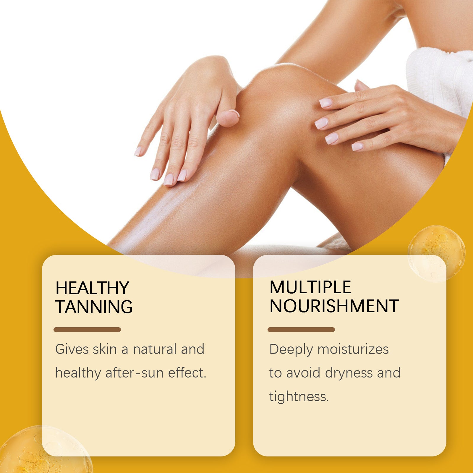 Boutique ÉclatsChic  Lotion bronzante aux herbes OceAura hydratante OC-A06-0377-01 Soins visage