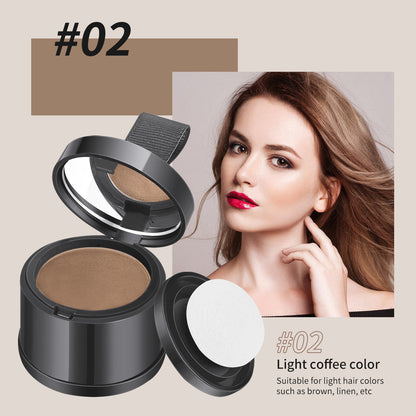 Maquillage capillaire ligne frontale poudre
