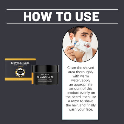 Crème à raser homme hydratante et nourrissante