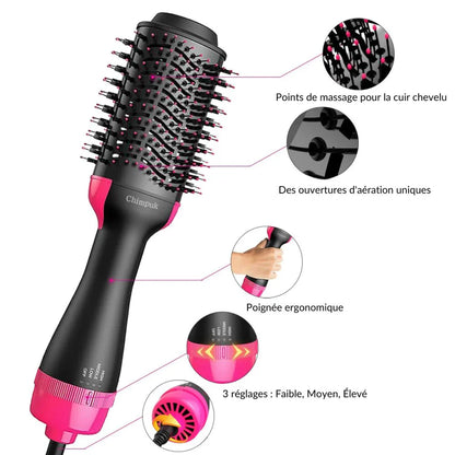 3 in 1 hairbrush