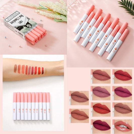 Lot de 10 rouges à lèvres mats Lana Del Rey