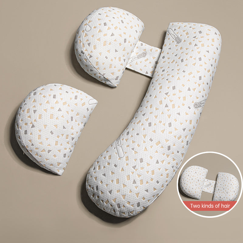 Coussin de maternité ergonomique – Oreiller de grossesse ajustable & multifonction | Soutien lombaire & confort évolutif