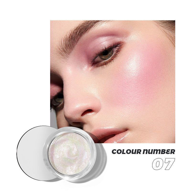 Pudaier Liquid Blush 10 Colors Lip and Cheek Makeup with Fine Glitter for Natural Glow and Contour