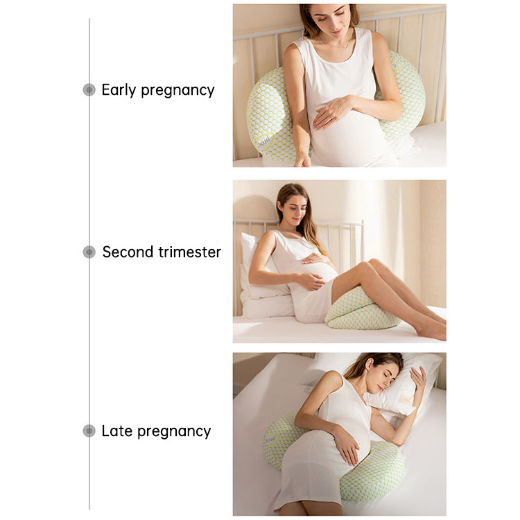 Coussin de maternité ergonomique – Oreiller de grossesse ajustable & multifonction | Soutien lombaire & confort évolutif