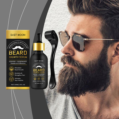 Huile à barbe homme East Moon – Douceur & Hydratation