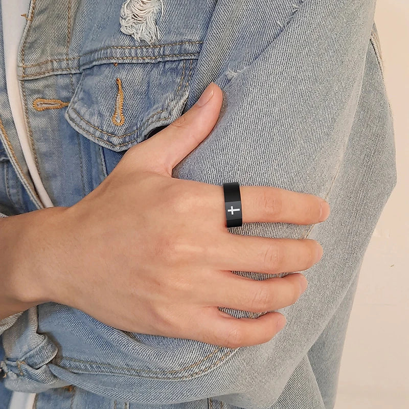 Boutique ÉclatsChic  bague homme tungstène Vnox 8 mm 168796970;20250911;1757608375gacBv Bijoux homme