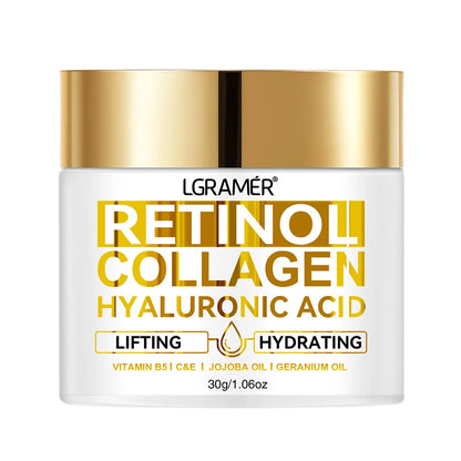 Crème visage rétinol hydratante Anti rides Soin au collagène