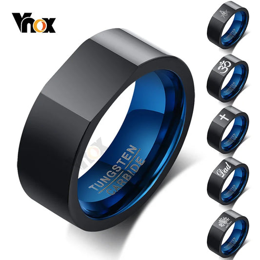 Boutique ÉclatsChic  bague homme tungstène Vnox 8 mm 168796970;20250911;1757608375gacBv Bijoux homme