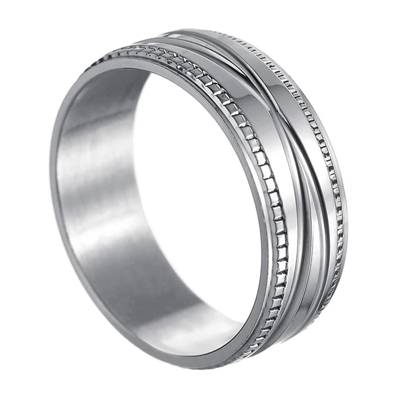 Boutique ÉclatsChic  Bague homme tungstène et inox Incrustation 168797026;20250911;1757608441Z4bBl Bijoux homme