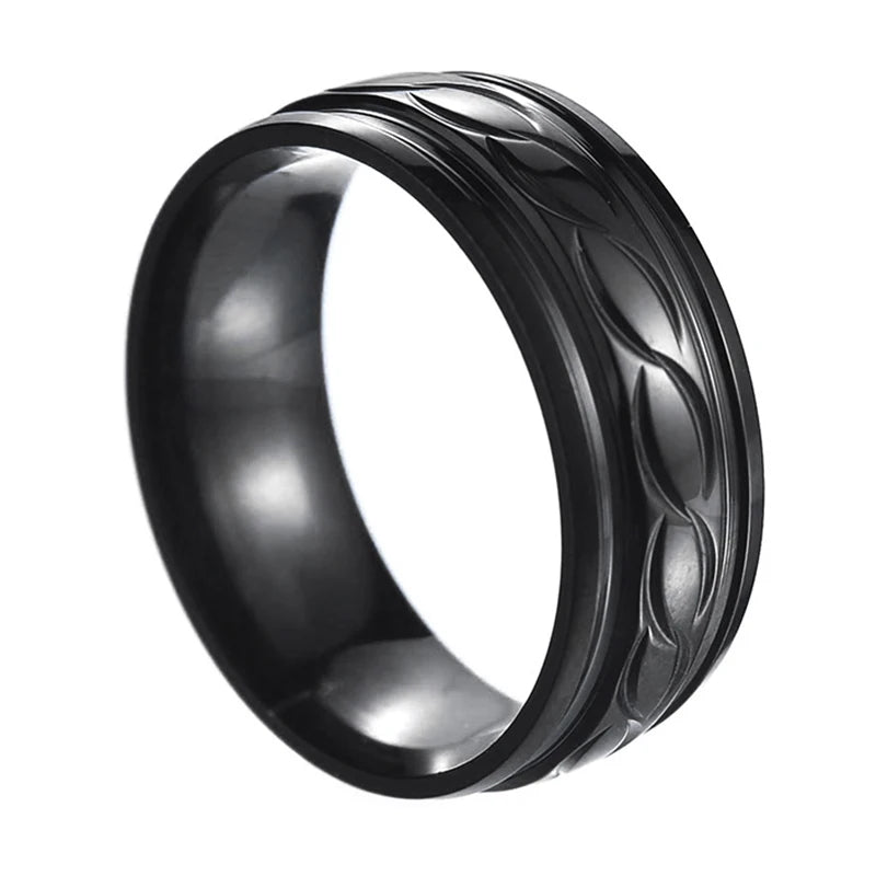 Boutique ÉclatsChic  Bague homme tungstène et inox Incrustation 168797026;20250911;1757608441Z4bBl Bijoux homme