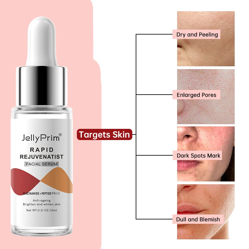 Sérum visage niacinamide et acide hyaluronique Éclaircissant anti taches