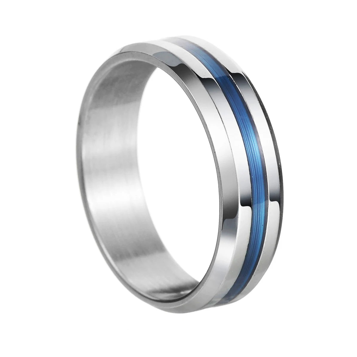 Boutique ÉclatsChic  Bague homme tungstène et inox Incrustation 168797026;20250911;1757608441Z4bBl Bijoux homme